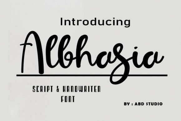 Albhasia: Elegant Script Font