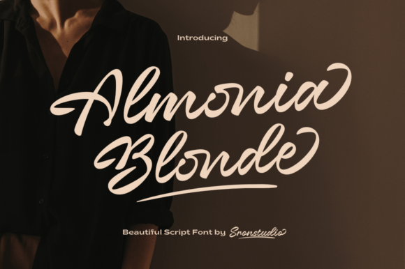 Almonia Blonde: A Stylish Script Font