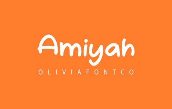 Amiyah: A Handwritten Font for Editorial Warmth