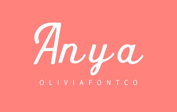 Anya Font: A Handwritten Typeface for Digital Brand Storytelling