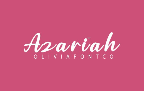 Azariah Font: A Romantic Touch for Small Business Branding