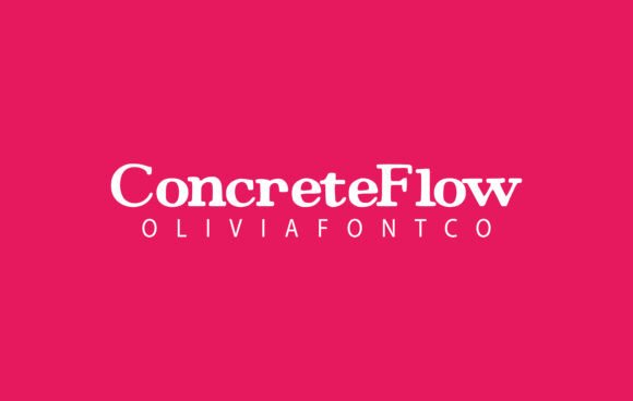 Concreteflow Font: A Handwritten Typeface for Authentic Branding