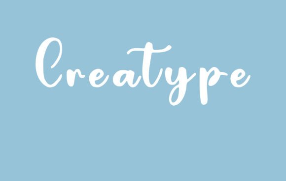 Creatype Font: Handwritten Romance for Your Crafts