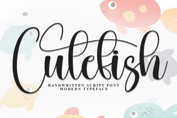 Cutefish: A Graceful Script Font