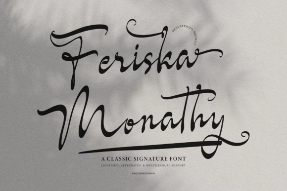 Feriska Monathy: A Font for Elegant Branding