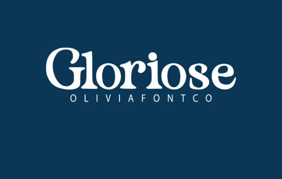 Gloriose Font: A Romantic Handwritten Typeface for Editorial Design
