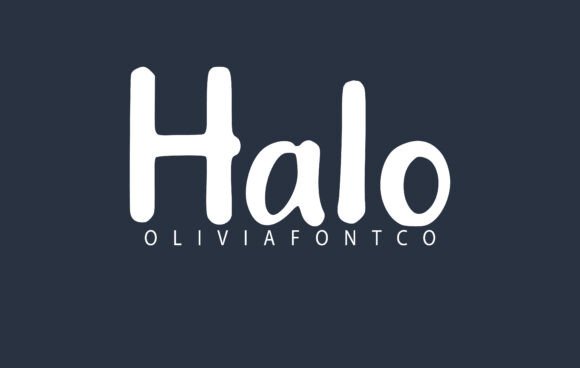 Halo Font: A Handwritten Typeface for Editorial Warmth