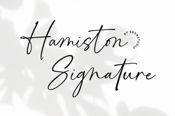Hamiston: A Script Font for Elegant Web Design