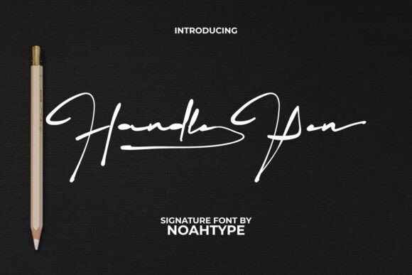 Handle Pen: A Bold Handwriting Font