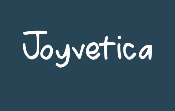Joyvetica Font: The Handwritten Script Your Craft Brand Needs