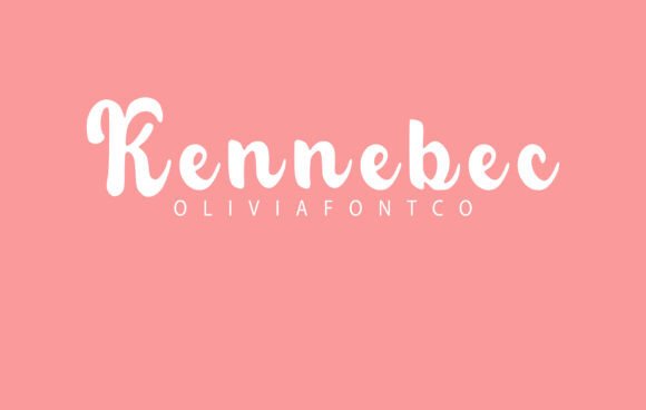 Kennebec: A Handwritten Font with Romantic Appeal