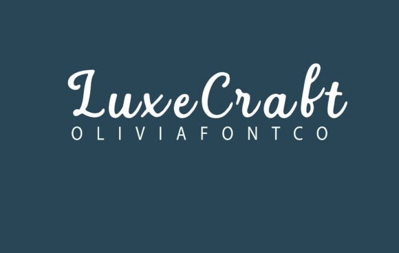Luxecraft: A Handwritten Font for Crafters Who Love Romantic Detail