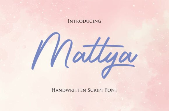 Mattya: A Handwritten Font That Brings Warmth to Editorial Design