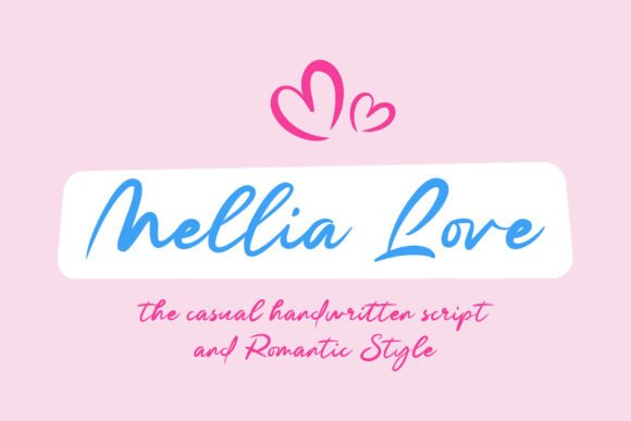 Mellia Love Font: Elegant Script for Digital Marketing