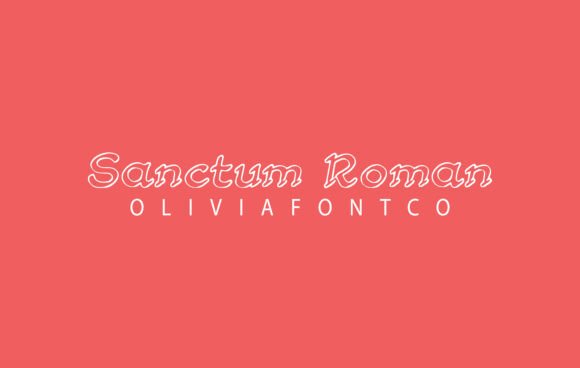 Sanctum Roman: A Handwritten Font That Elevates Editorial Design