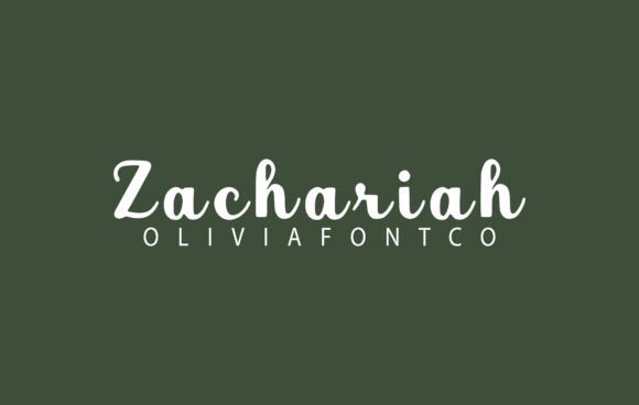 Zachariah Font Review: A Handwritten Typeface with Genuine Romantic Appeal